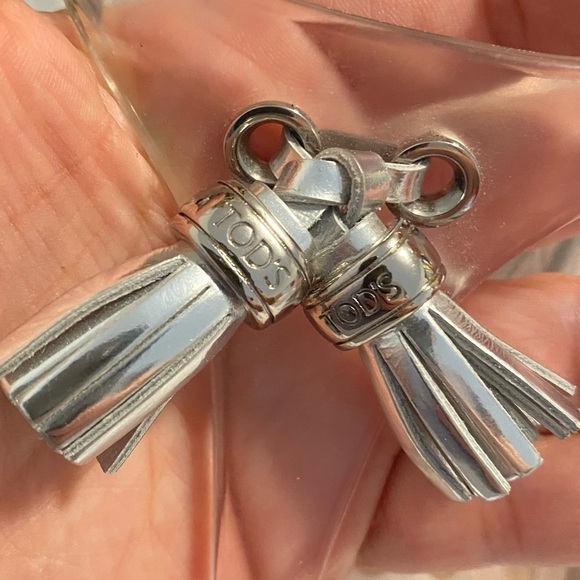 Tods Clear Jelly Tassel Thong Flat Sandals 35 5 - Picture 5 of 6